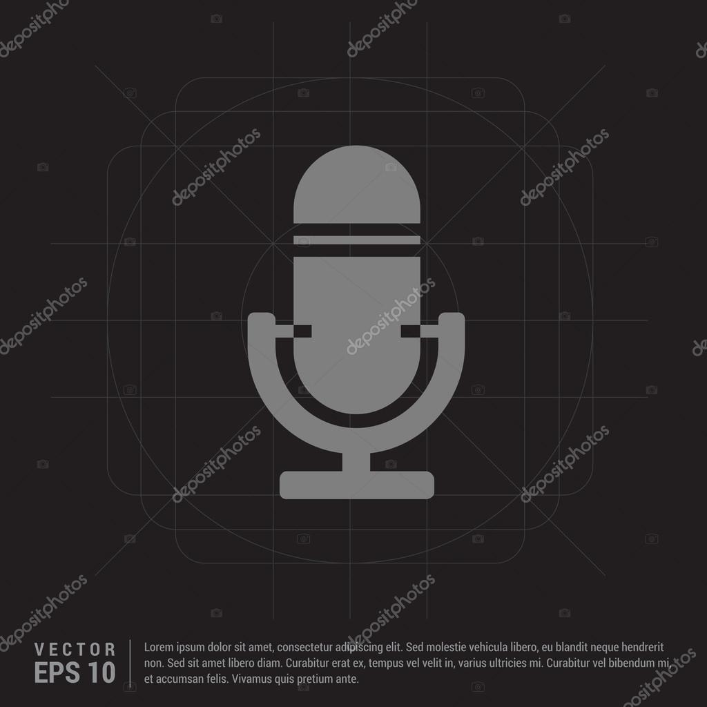 Pictogram microphone icon vector illustration