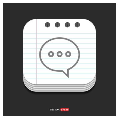 konuşma balonu simgesi