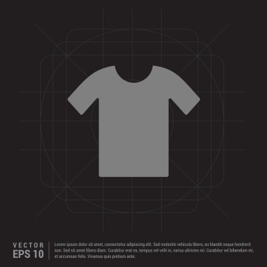 Web düğme t-shirt simgesi