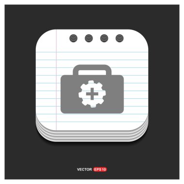 İlk yardım çantası simgesi