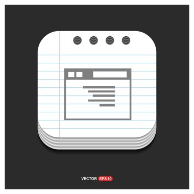 Uygulama pencere arayüzü simgesi