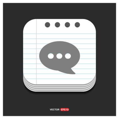 konuşma balonu simgesi