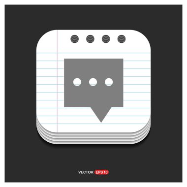 konuşma balonu simgesi