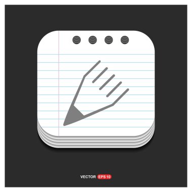 kalem, not simgesini