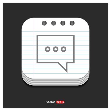 konuşma balonu simgesi