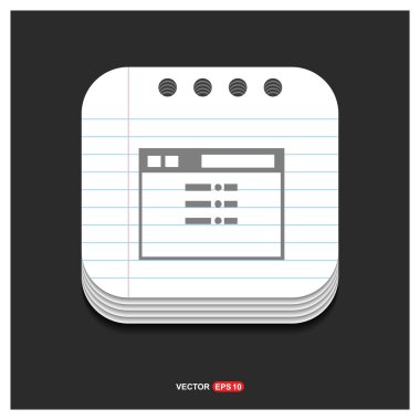 Uygulama pencere arayüzü simgesi