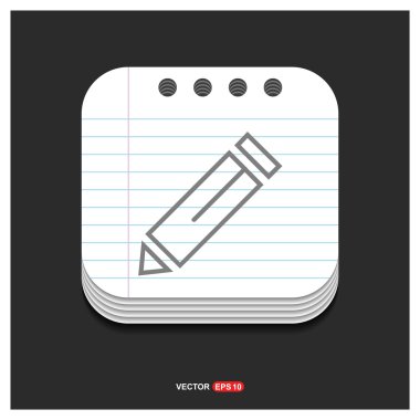 kalem, not simgesini