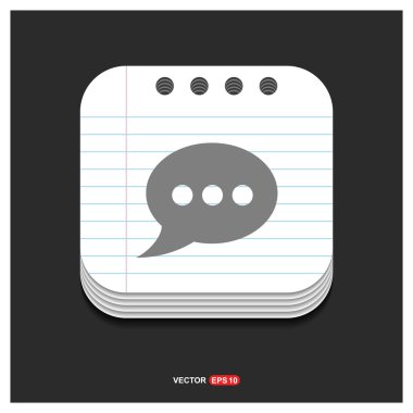 konuşma balonu simgesi