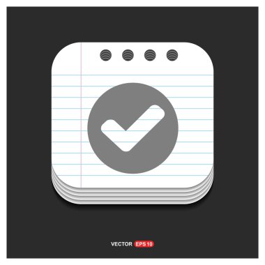 onay işareti simgesi