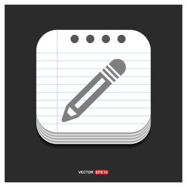 Düzenle, kurşun kalem simgesini