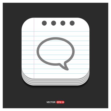 konuşma balonu simgesi