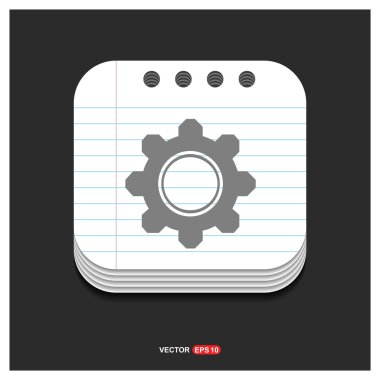 COG wheel, dişli, ayarları simgesi