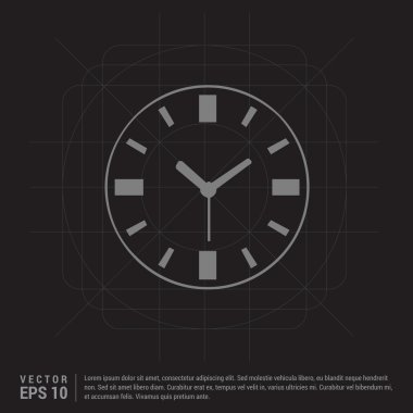 Saat simgesi. Saat simgesini