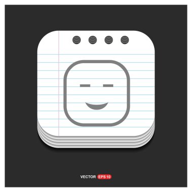 mutlu yüz smiley simgesi