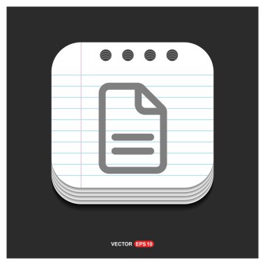 boş metin belge simgesi