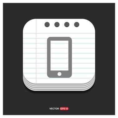 Modern smartphone simgesi