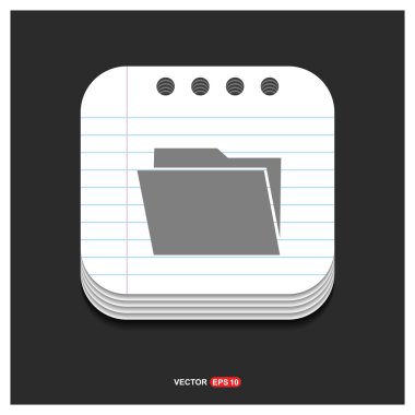 Klasör simgesini açın.