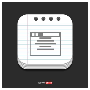 Uygulama pencere arayüzü simgesi