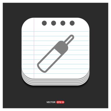 kriket sopası simgesi