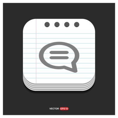 konuşma balonu simgesi