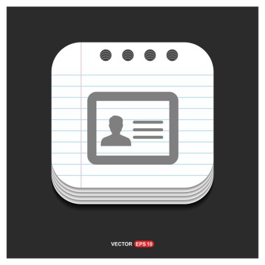 Kişisel Kimlik Kart Simgesi