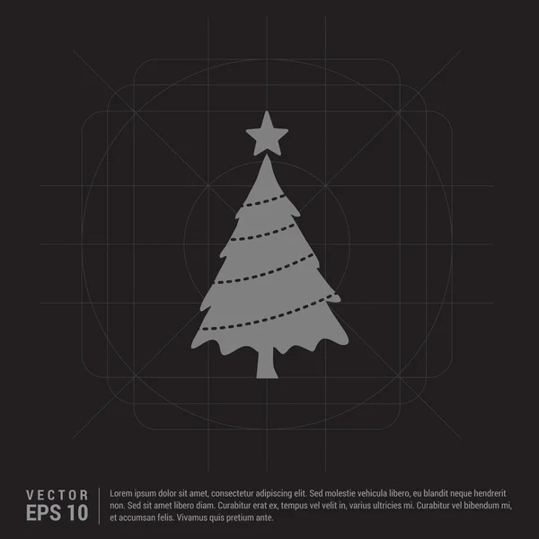 Christbaumsymbol — Stockvektor