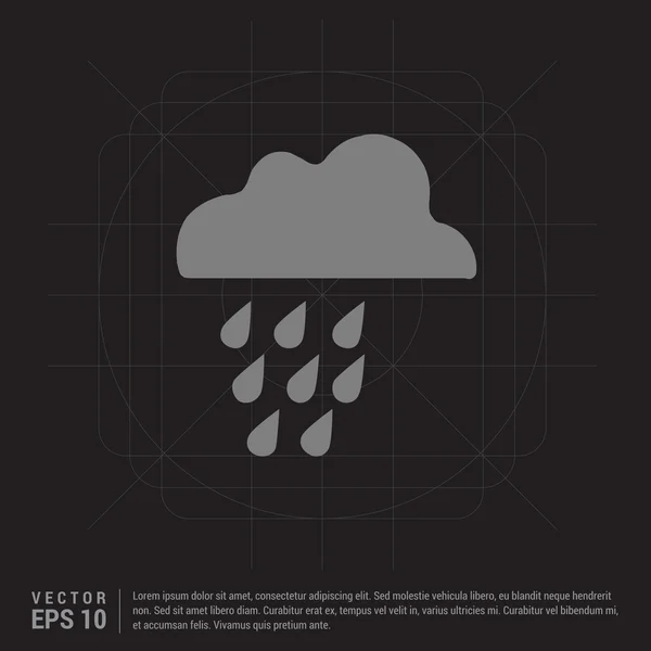 Icône web météo — Image vectorielle