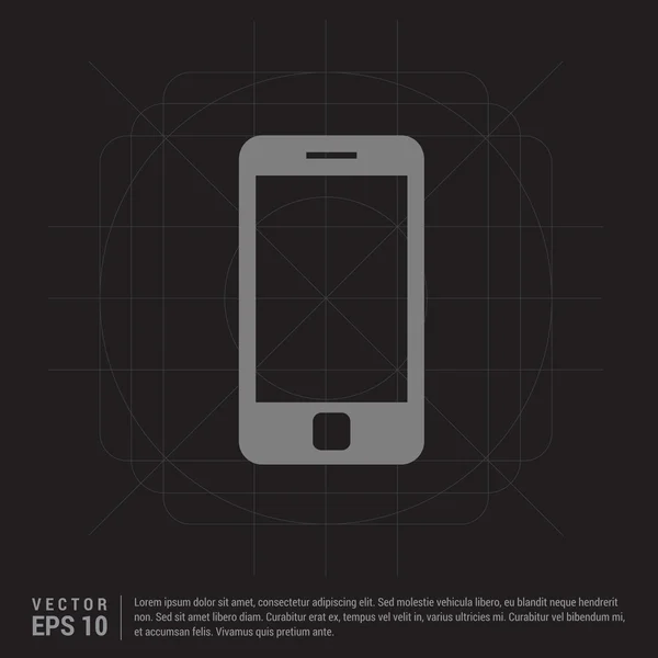 Icône smartphone moderne — Image vectorielle
