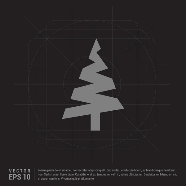 Karácsonyfa háttér — Stock Vector