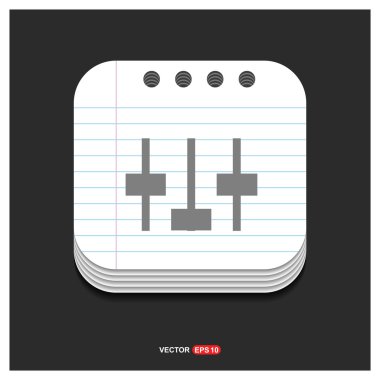 ses ayarları ekolayzer simgesi