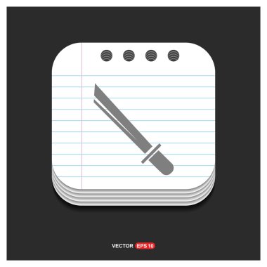 Katana kılıcı simgesi