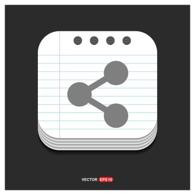 Paylaşım işareti simgesi