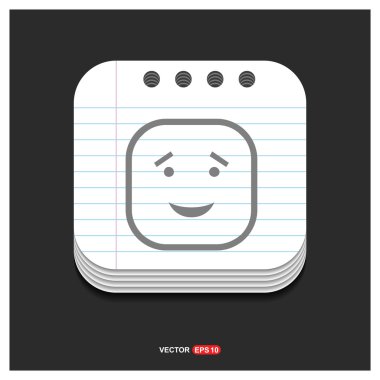 mutlu yüz smiley simgesi