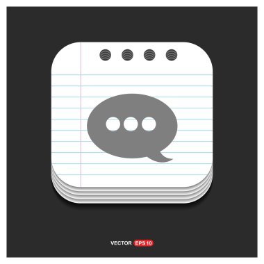 konuşma balonu simgesi