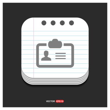 Kişisel Kimlik Kart Simgesi