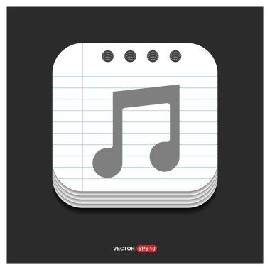 müzik notlar simgesi