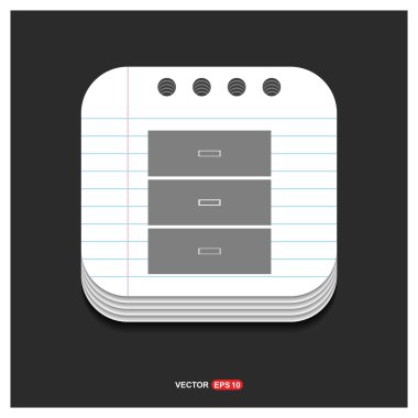 Oda Mobilya çekmeceler simgesi