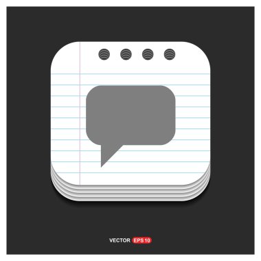 konuşma balonu simgesi