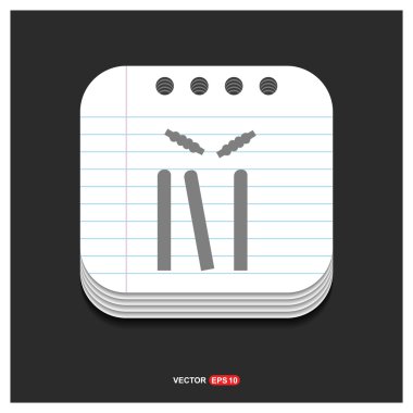 Kriket küçük kapı simgesi