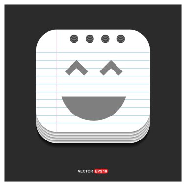 mutlu yüz smiley simgesi