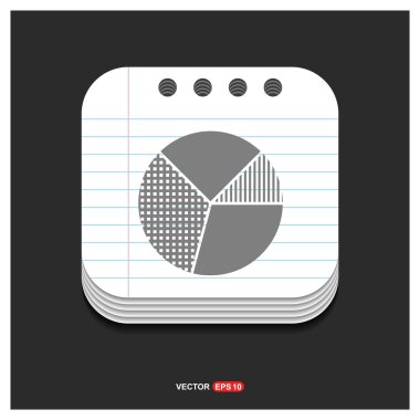 İlerleme grafik simgesi. 