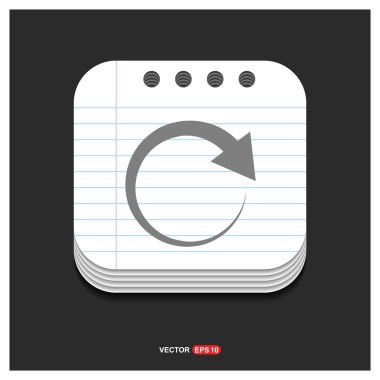 Yeniden yükle ok simgesi