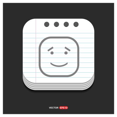 mutlu yüz smiley simgesi