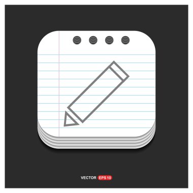 kalem, not simgesini