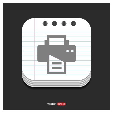 Yazıcı veya Faks simgesi