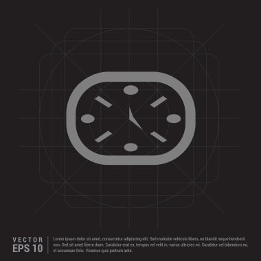 Saat simgesi. Saat simgesini