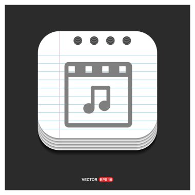 müzik notlar simgesi