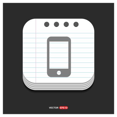 Modern smartphone simgesi