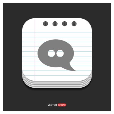 konuşma balonu simgesi