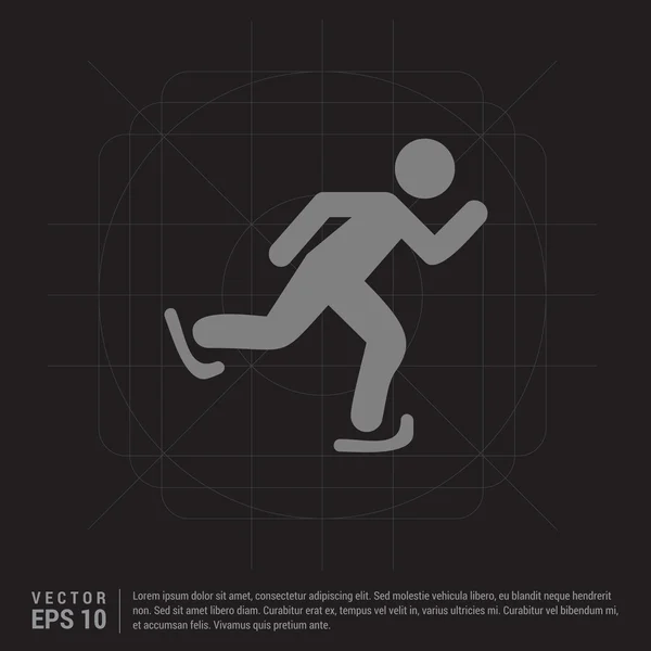 speed skating icon